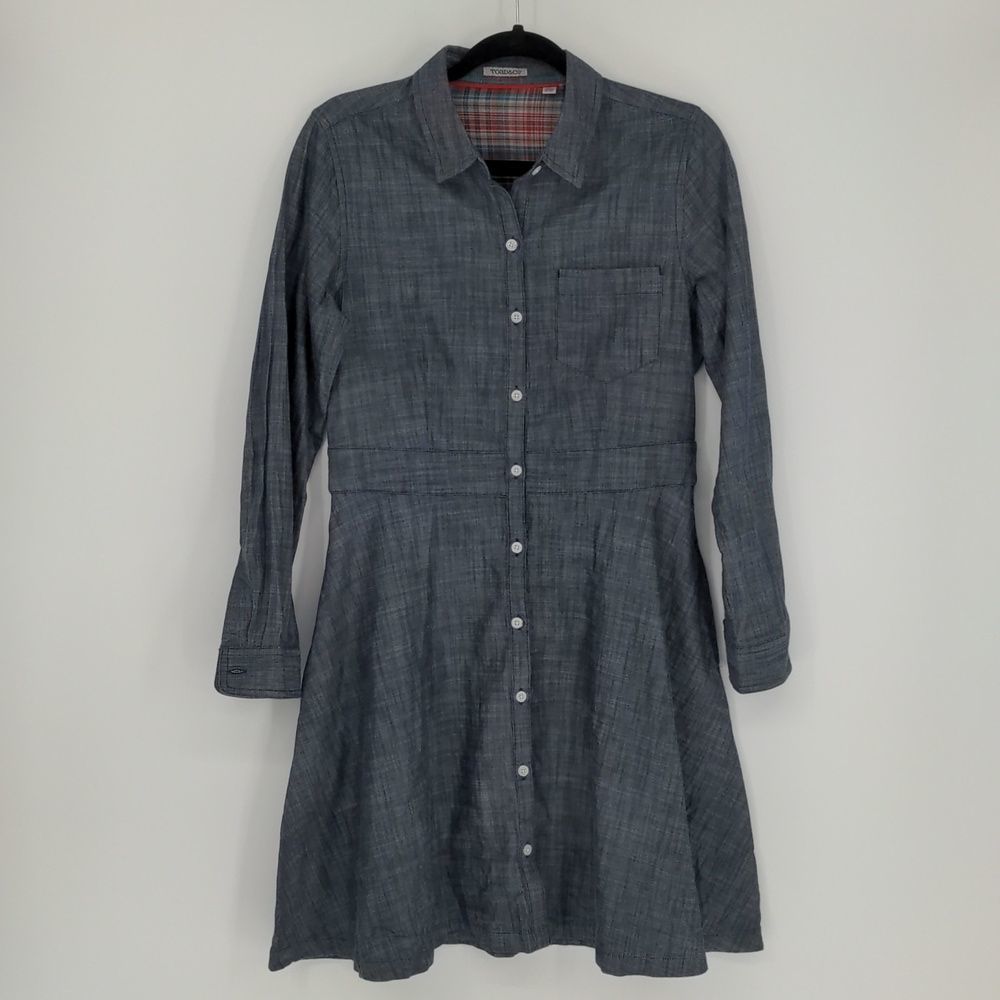 Toad&Co Long Sleeve Gray Dress